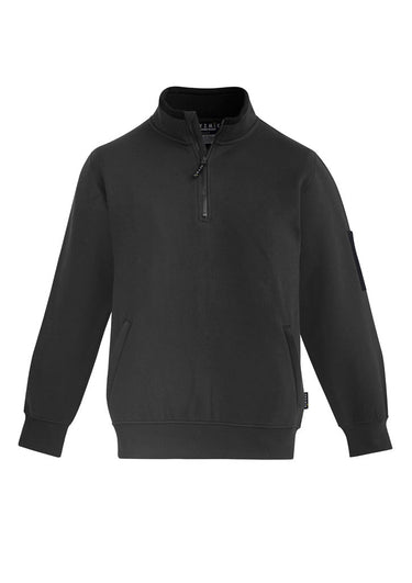 Syzmik Mens 1/4 Zip Brushed Fleece - Kiwi Workgear
